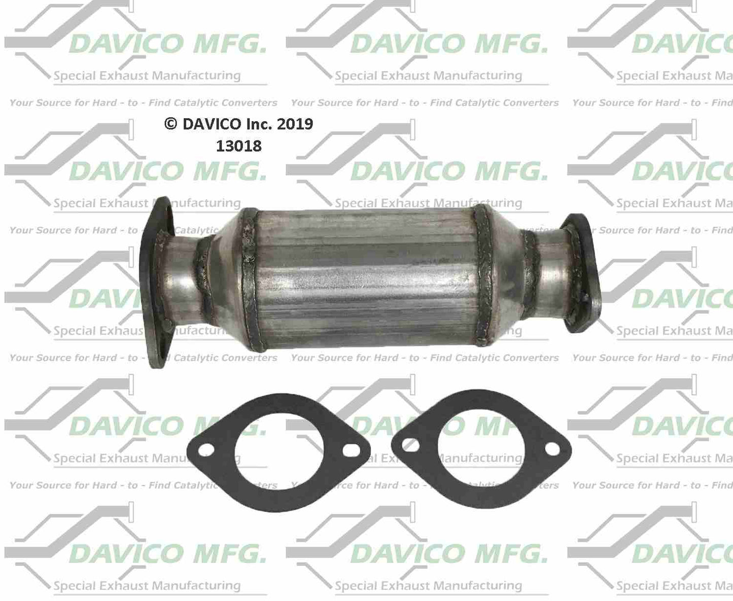 Davico Mfg Exact-Fit Catalytic Converter 13018
