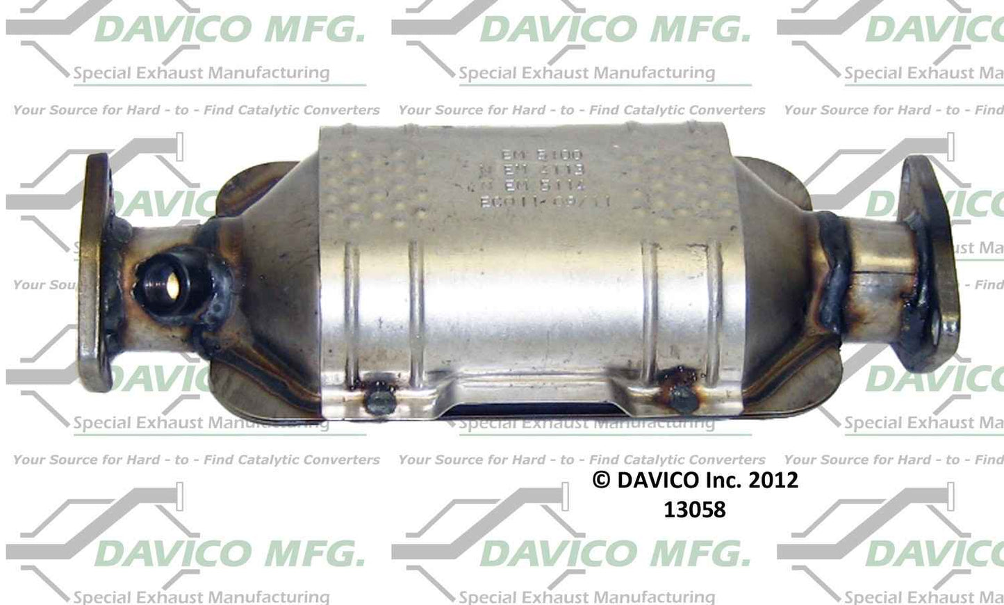 Davico Mfg Exact-Fit Catalytic Converter 13058