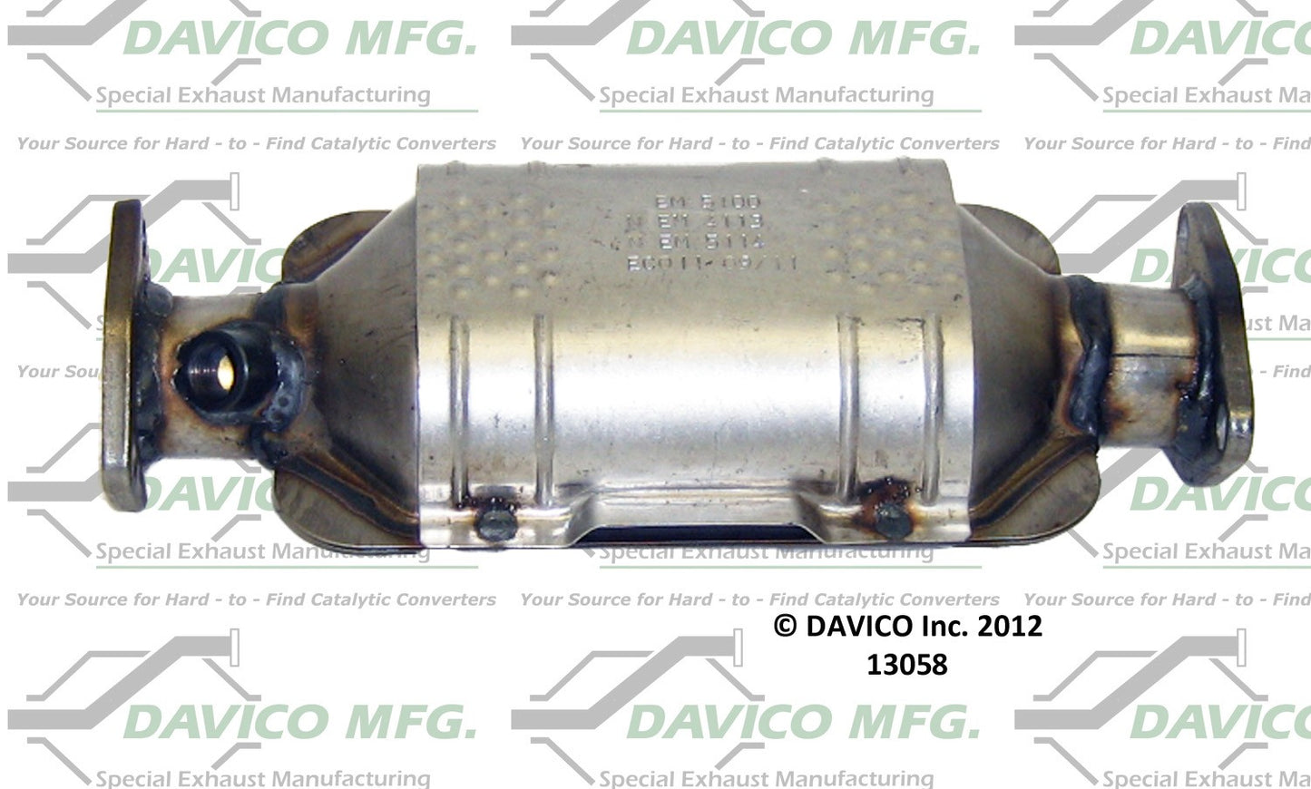 Davico Mfg Exact-Fit Catalytic Converter 13058