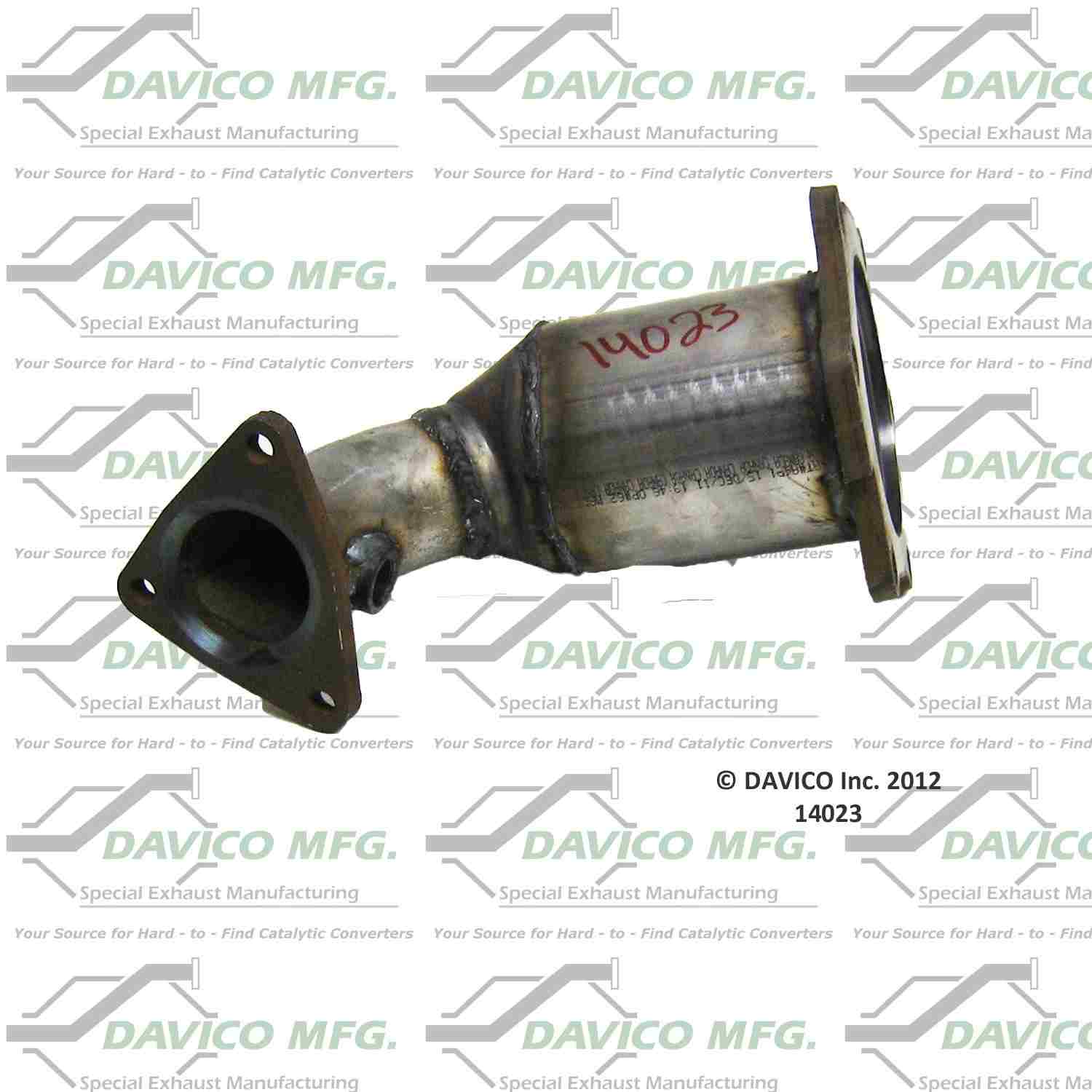 Davico Mfg Exact-Fit Catalytic Converter - Pre converter 14023