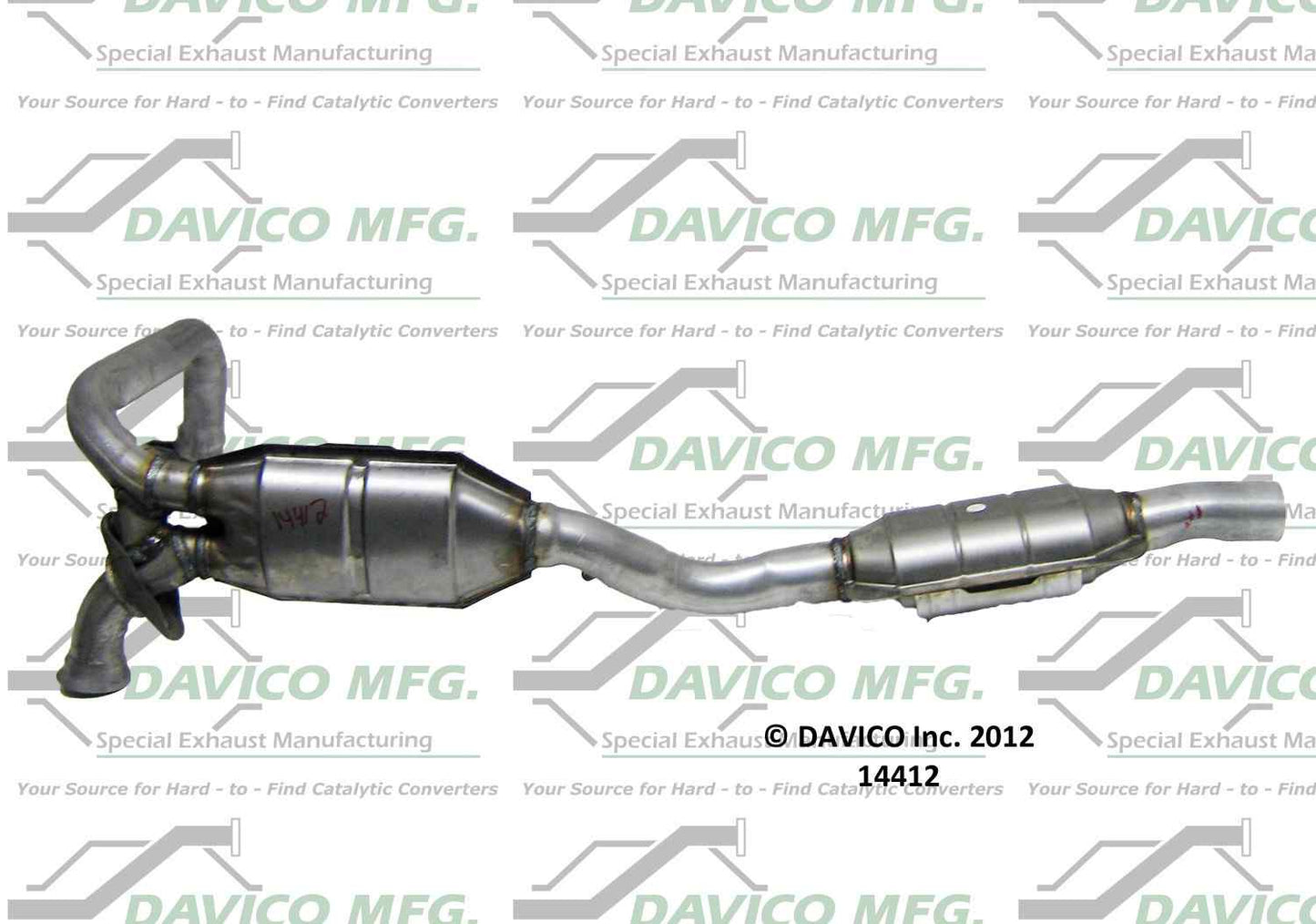 Davico Mfg Exact-Fit Catalytic Converter 14412