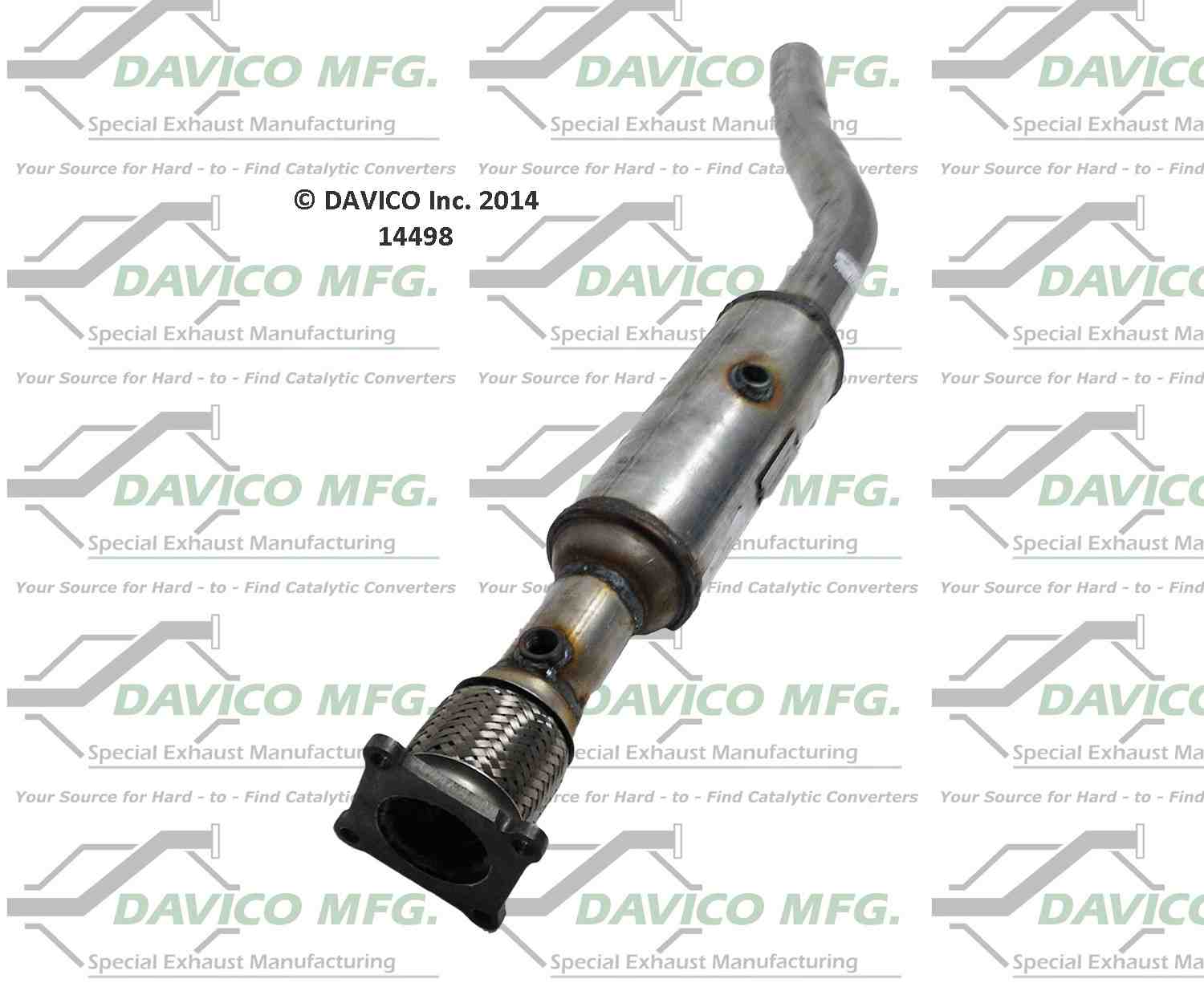 Davico Mfg Exact-Fit Catalytic Converter 14498