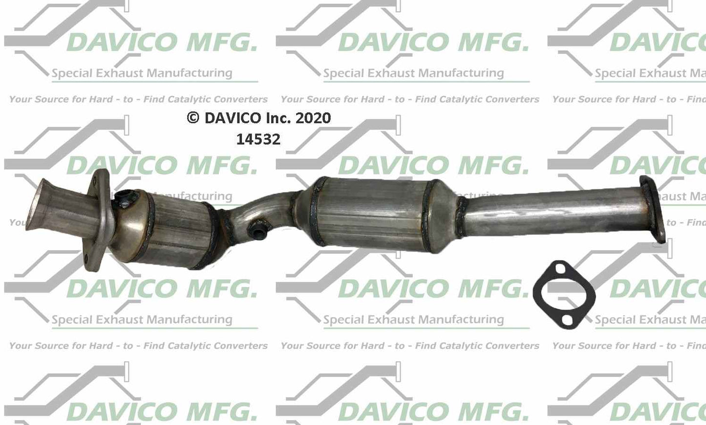 Davico Mfg Exact-Fit Catalytic Converter 14532