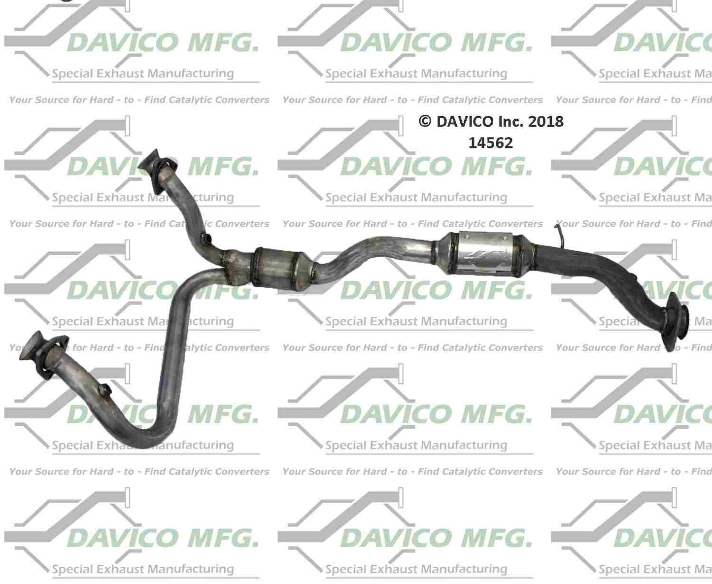 Davico Mfg Exact-Fit Catalytic Converter 14562