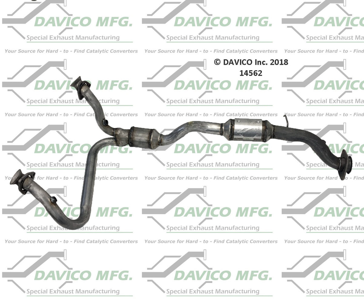 Davico Mfg Exact-Fit Catalytic Converter 14562