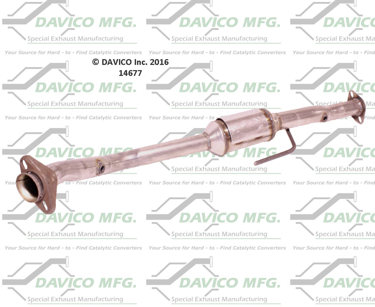 Davico Mfg Exact-Fit Catalytic Converter 14677
