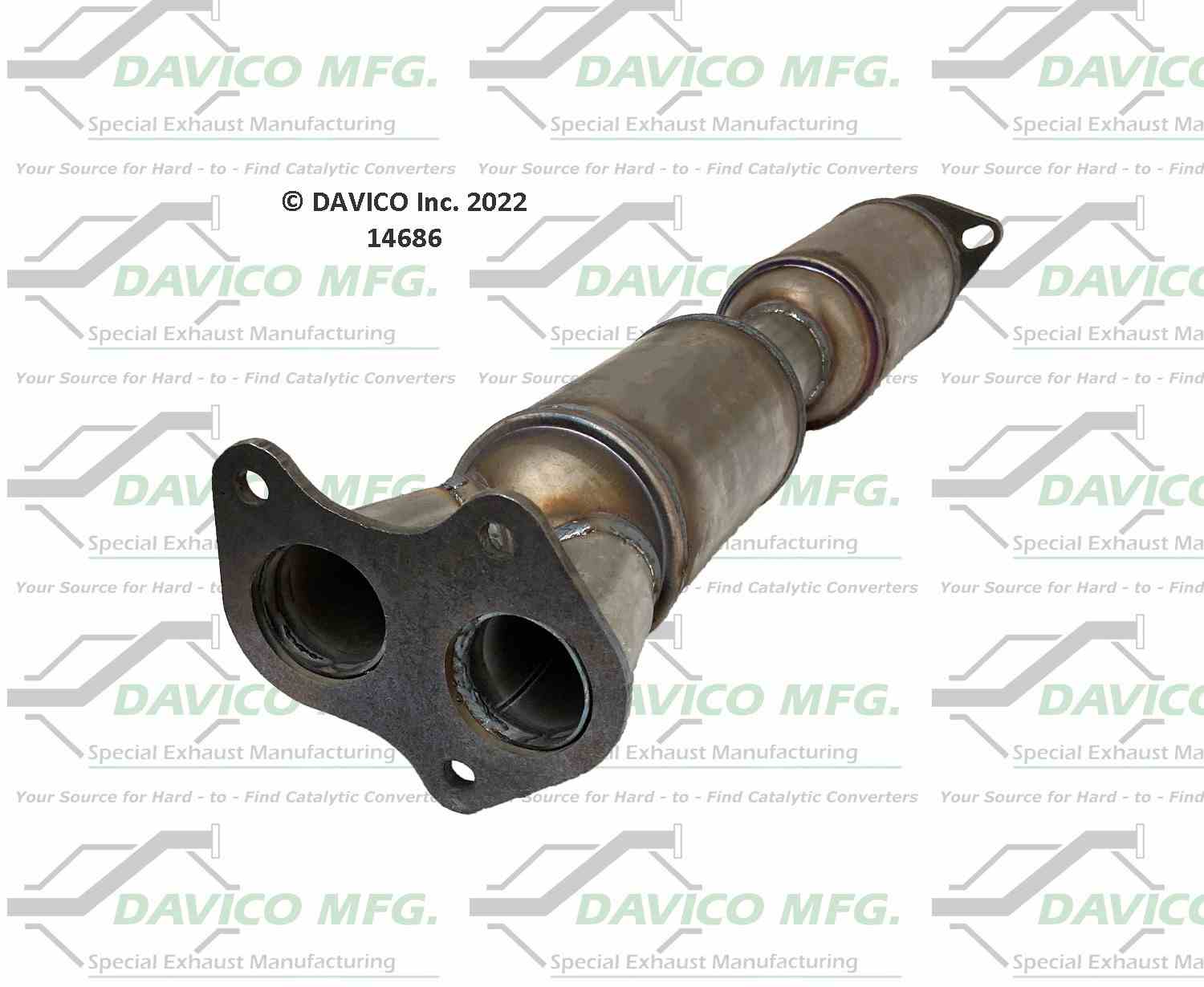 Davico Mfg Exact-Fit Catalytic Converter 14686