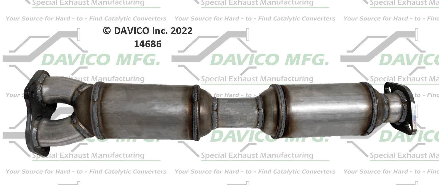 Davico Mfg Exact-Fit Catalytic Converter 14686