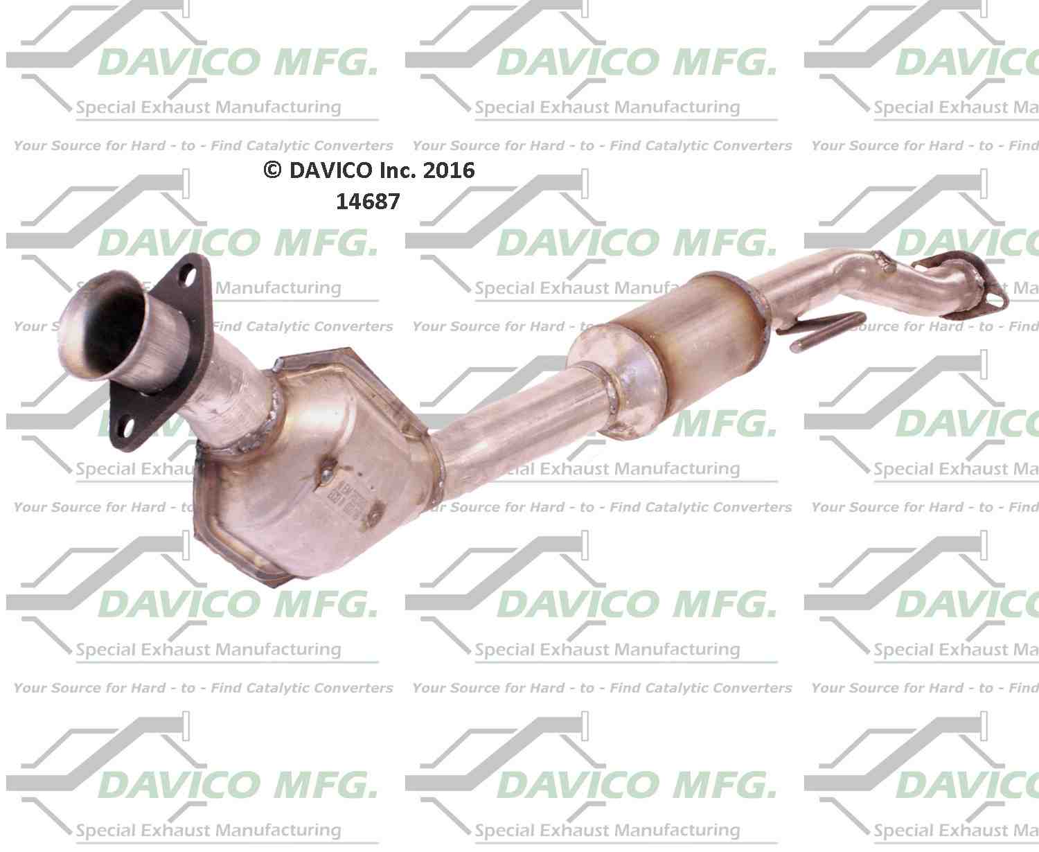 Davico Mfg Exact-Fit Catalytic Converter 14687