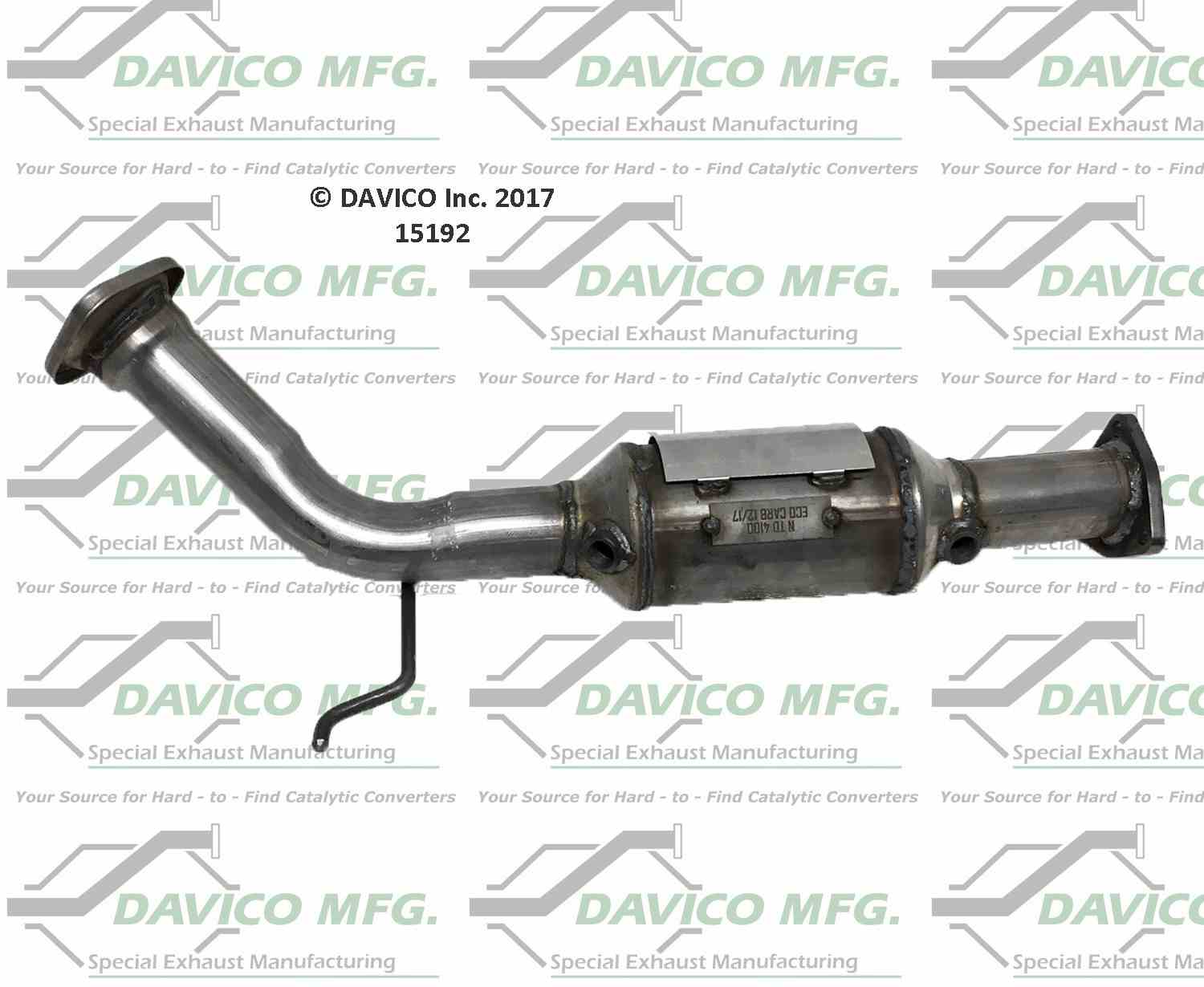 Davico Mfg Exact-Fit Catalytic Converter 15192