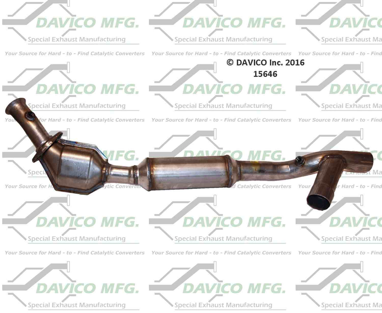 Davico Mfg Exact-Fit Catalytic Converter 15646