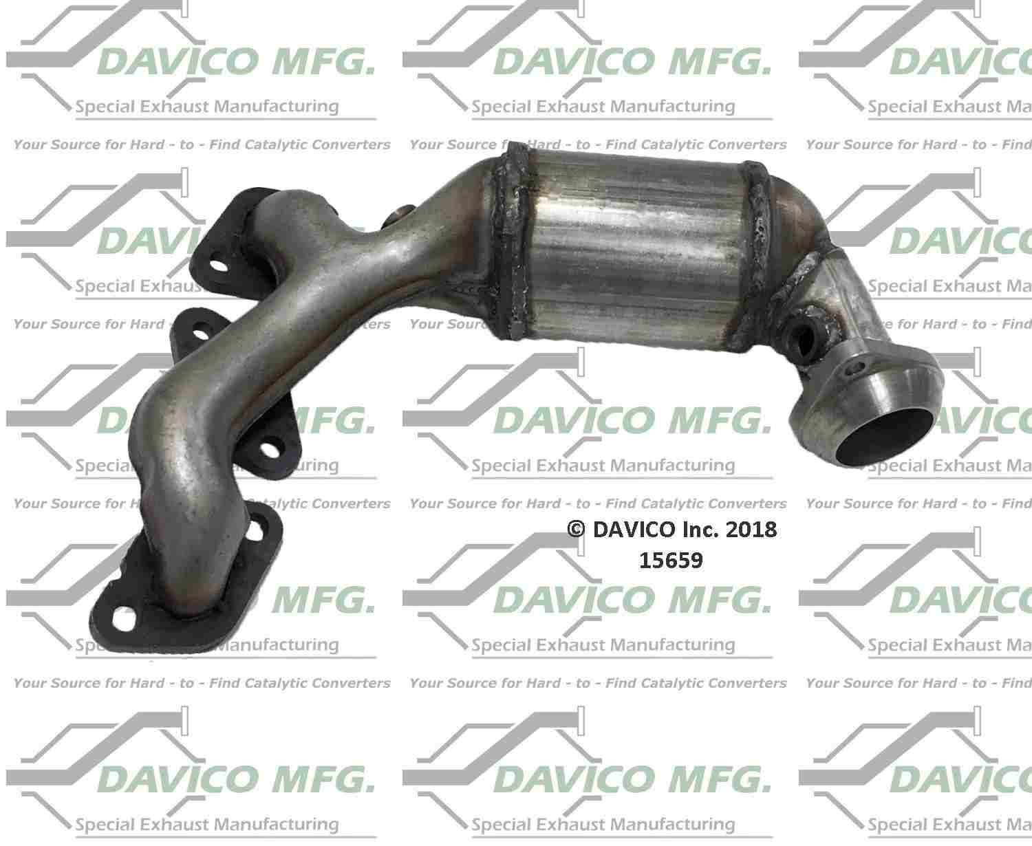 Davico Mfg Exact-Fit Catalytic Converter - Manifold 15659