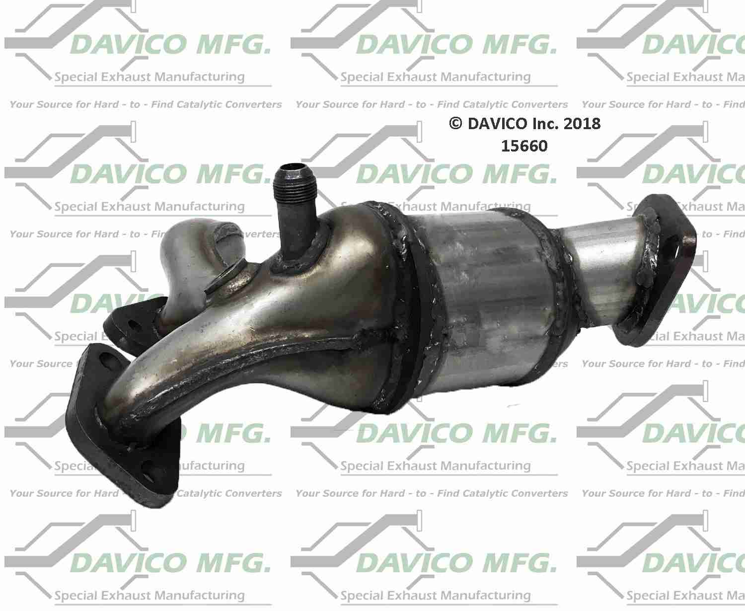 Davico Mfg Exact-Fit Catalytic Converter - Manifold 15660