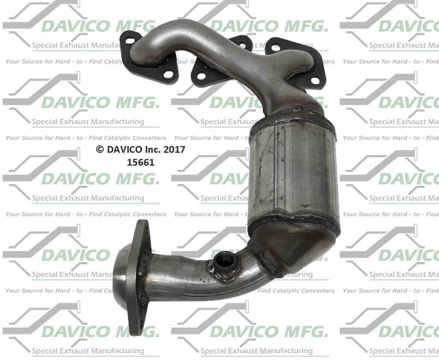 Davico Mfg Exact-Fit Catalytic Converter-Manifold 15661