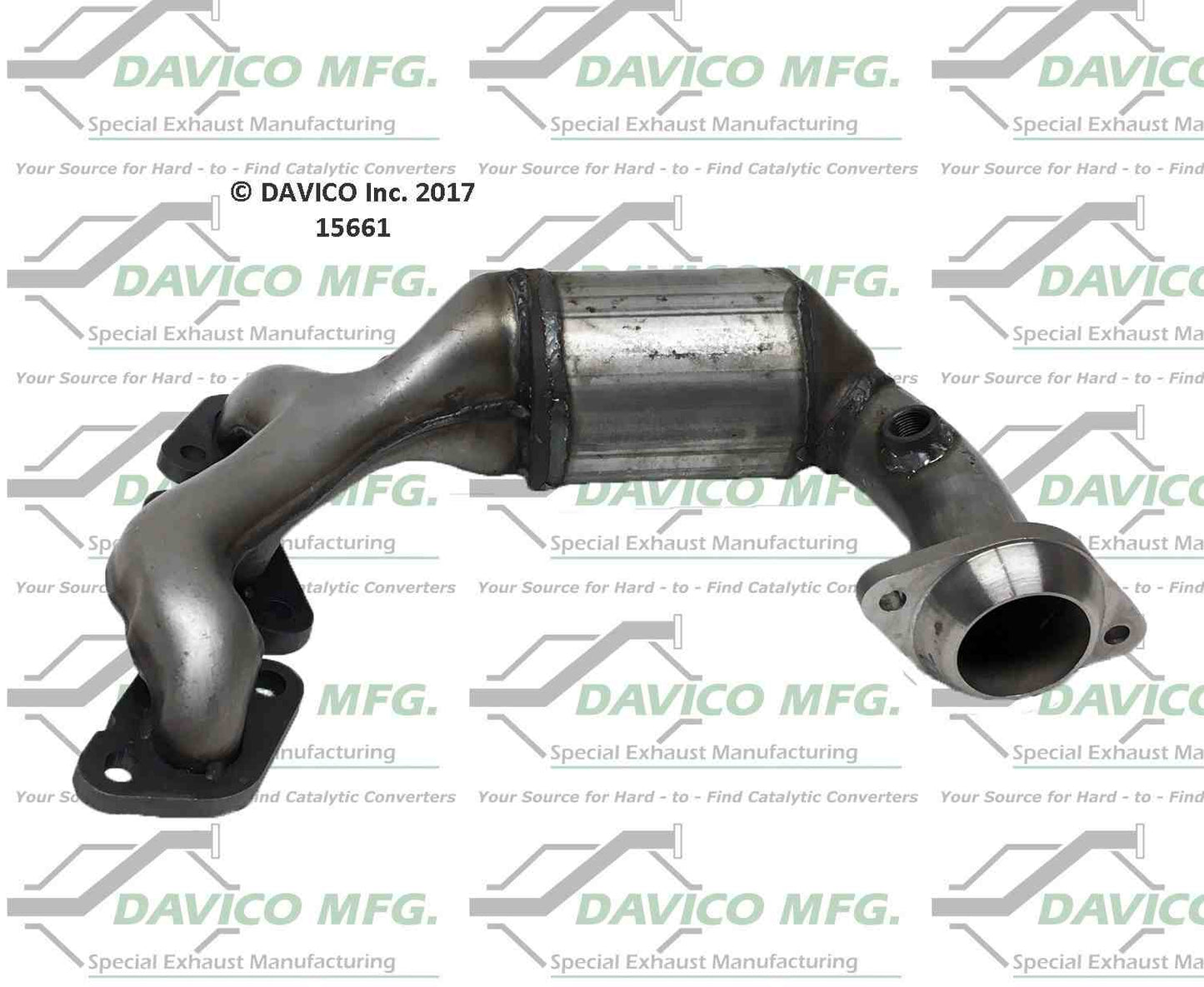 Davico Mfg Exact-Fit Catalytic Converter-Manifold 15661
