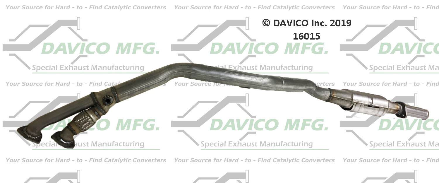 Davico Mfg Exact-Fit Catalytic Converter 16015