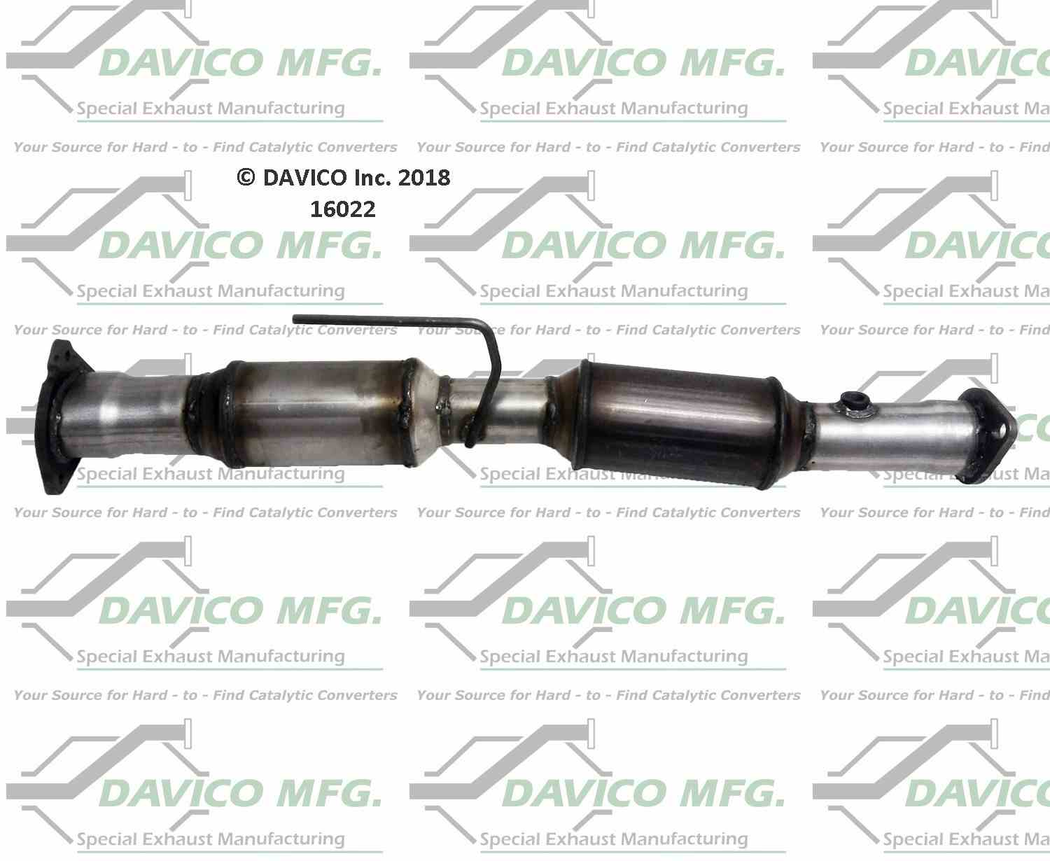 Davico Mfg Exact-Fit Catalytic Converter 16022