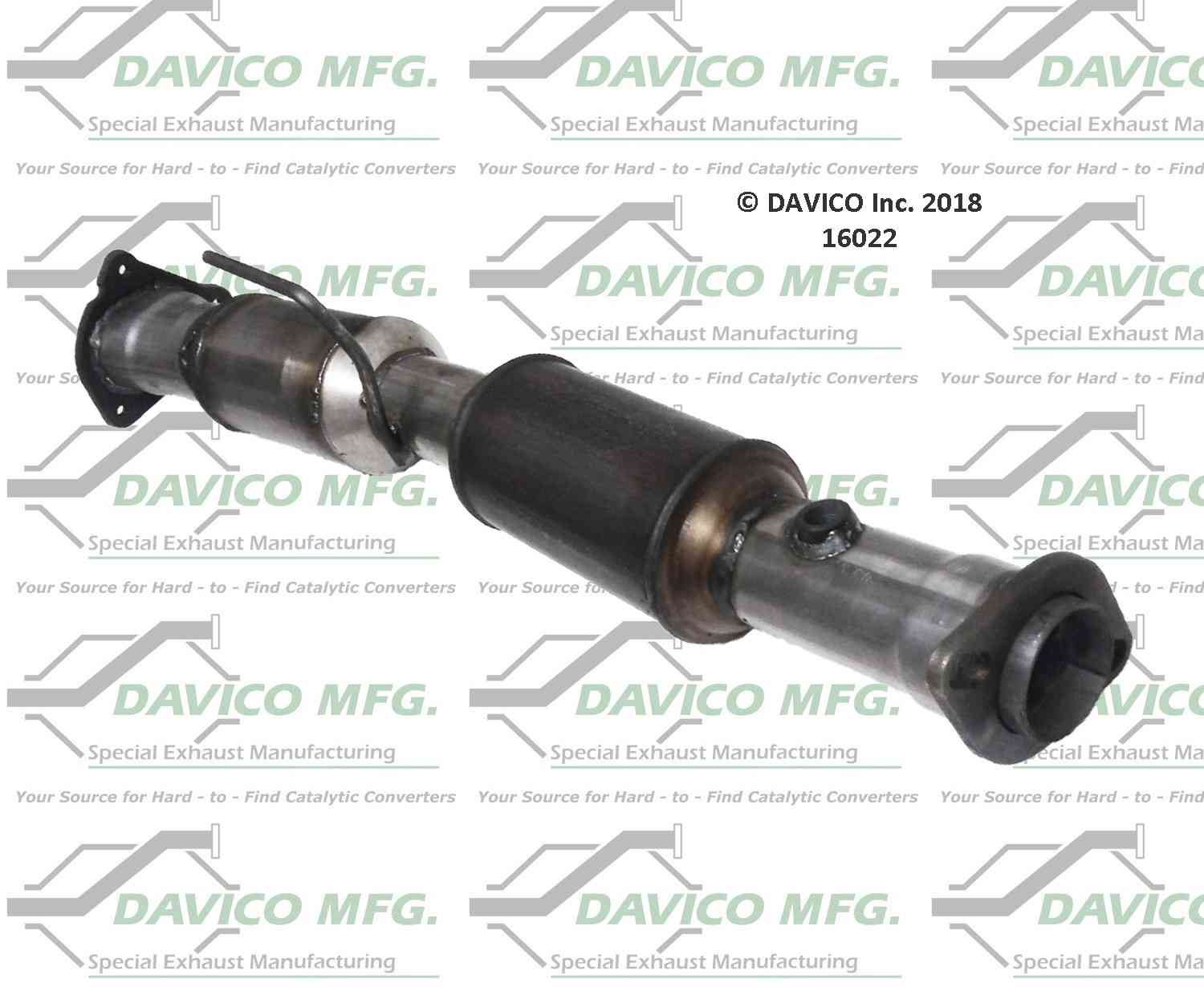 Davico Mfg Exact-Fit Catalytic Converter 16022