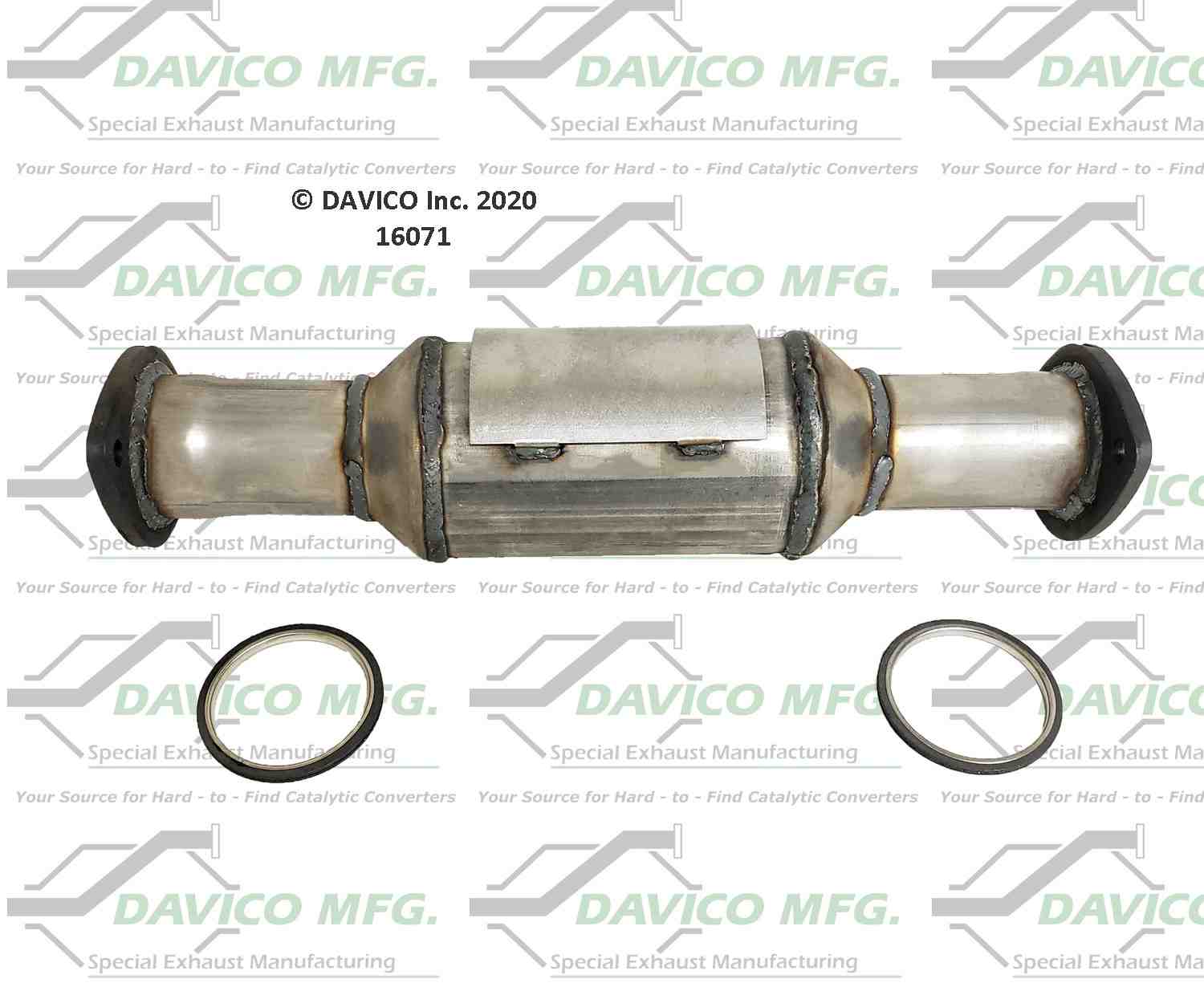 Davico Mfg Exact-Fit Catalytic Converter 16071