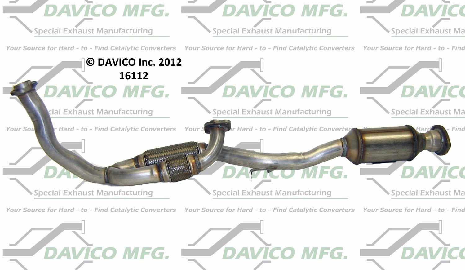 Davico Mfg Catalytic Converter 16112