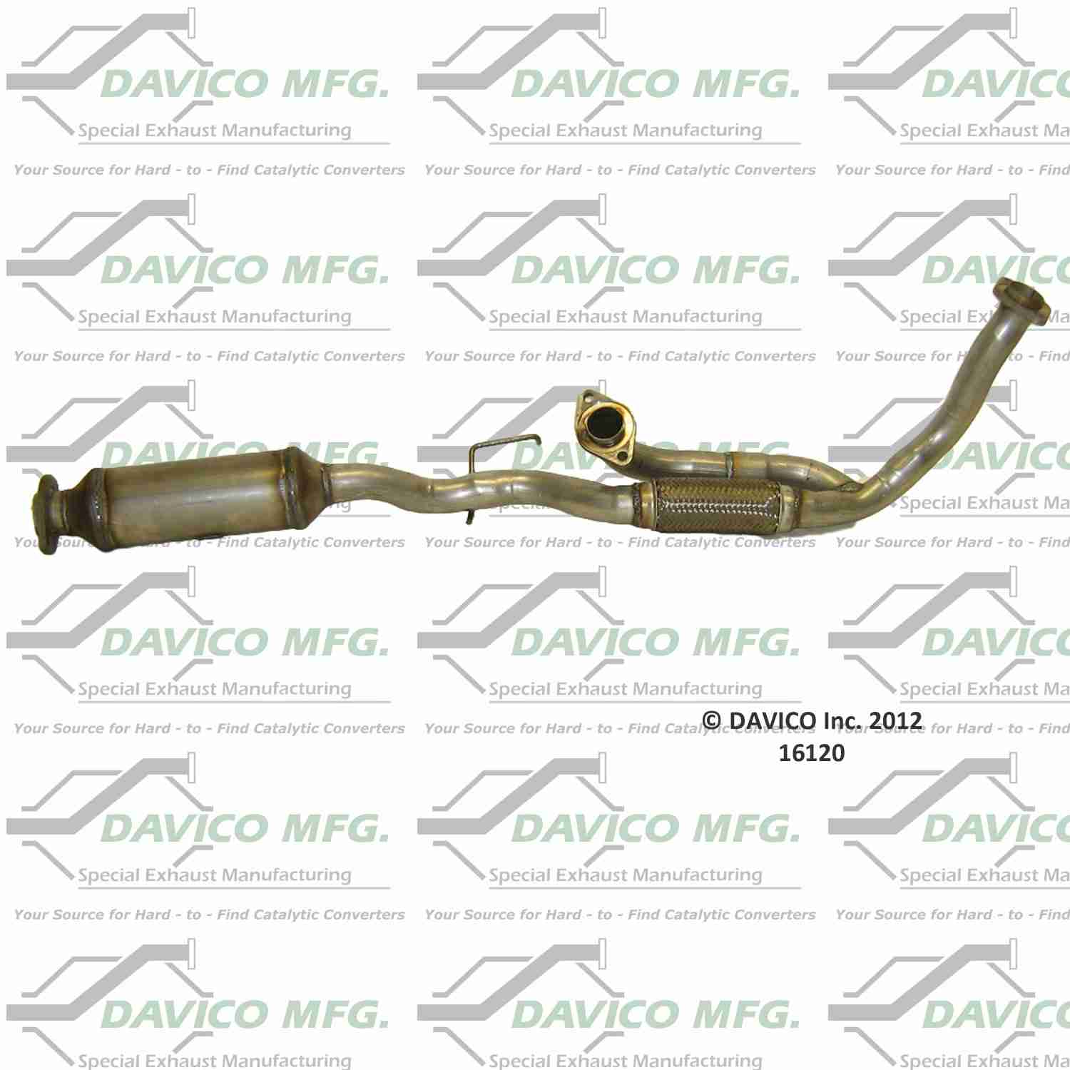 Davico Mfg Catalytic Converter 16120