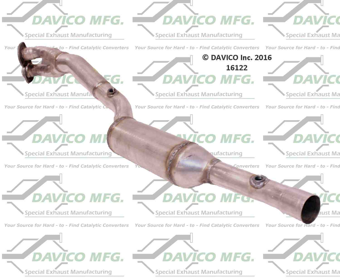 Davico Mfg Exact-Fit Catalytic Converter 16122
