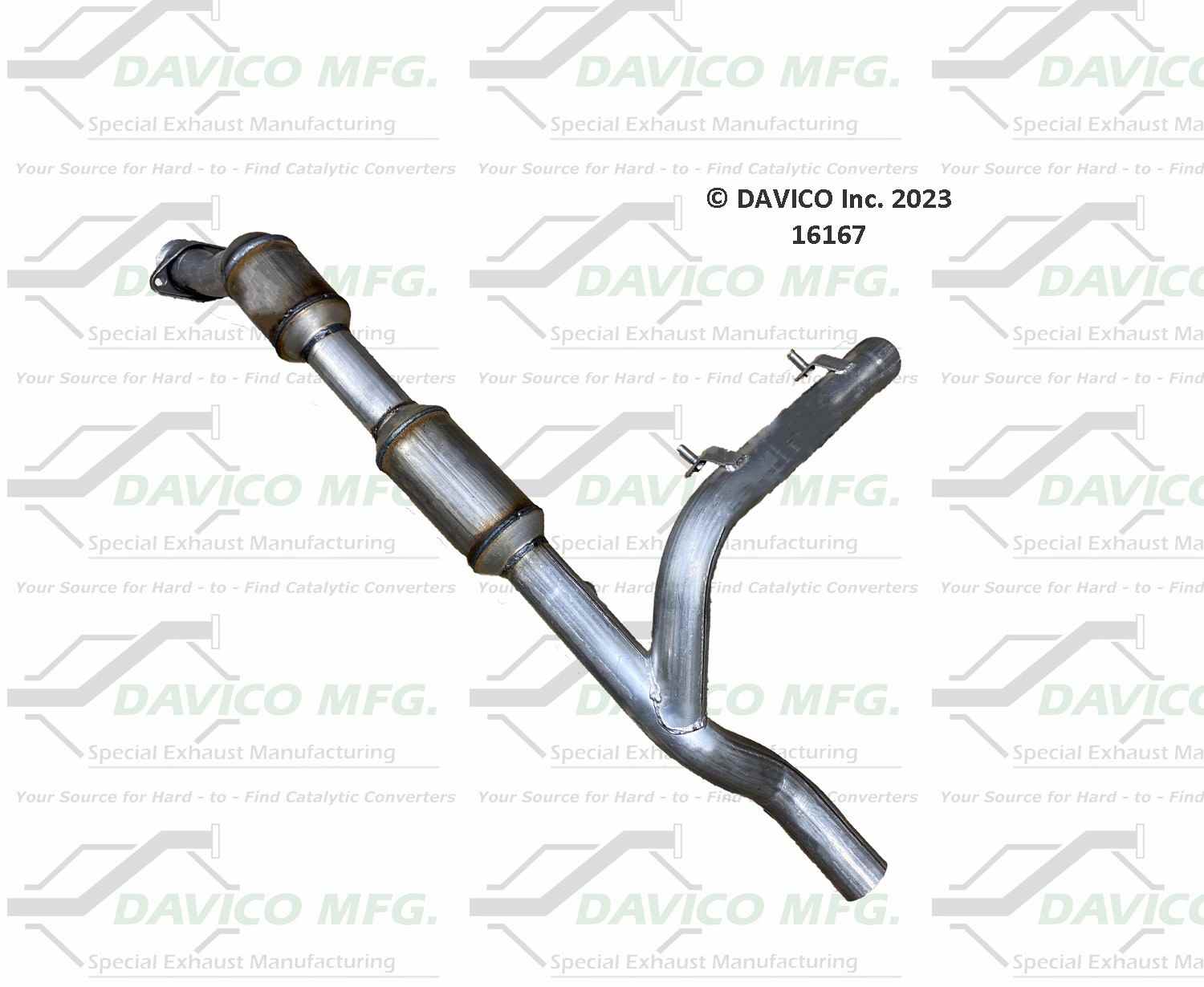 Davico Mfg Exact-Fit Catalytic Converter 16167