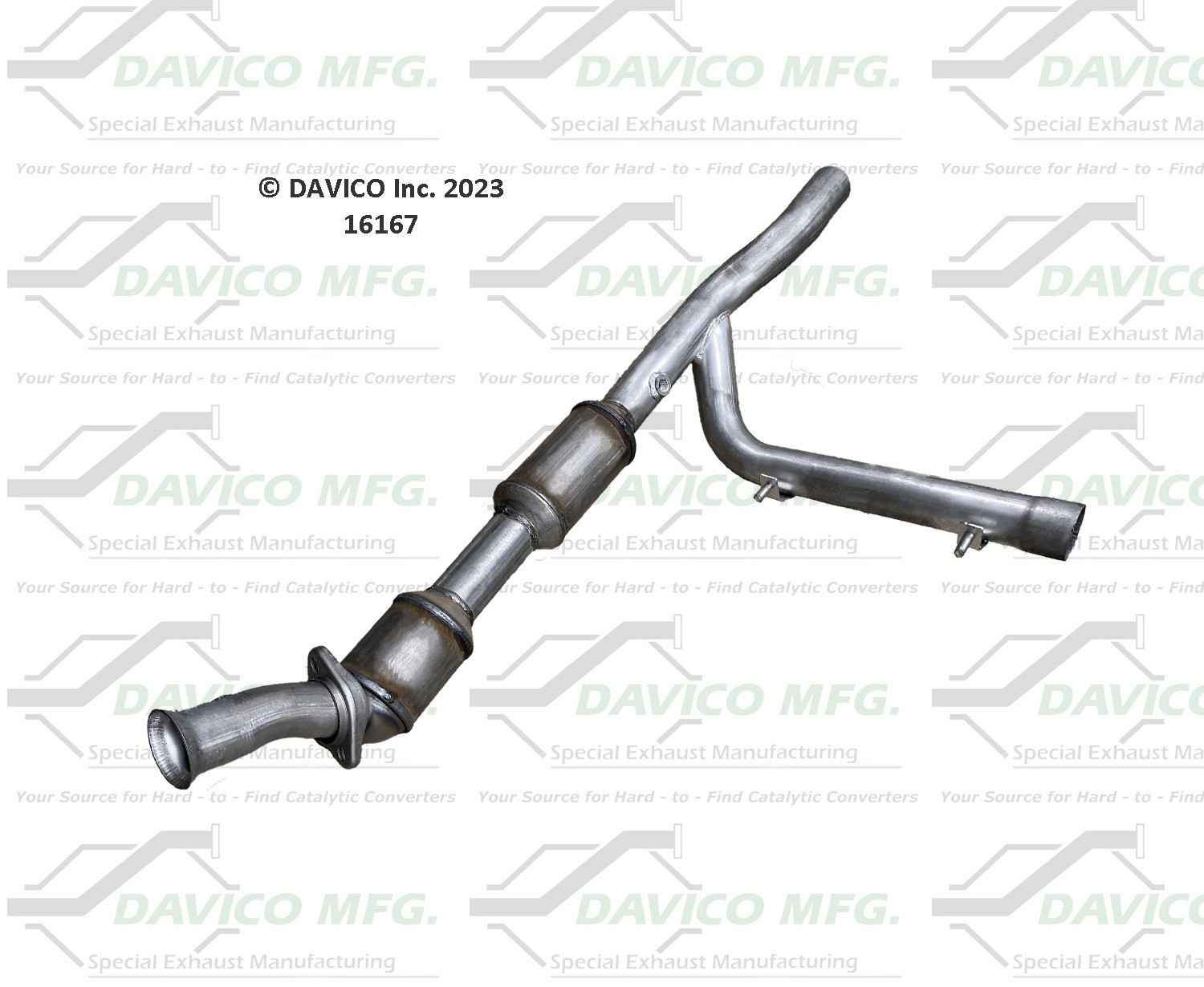 Davico Mfg Exact-Fit Catalytic Converter 16167