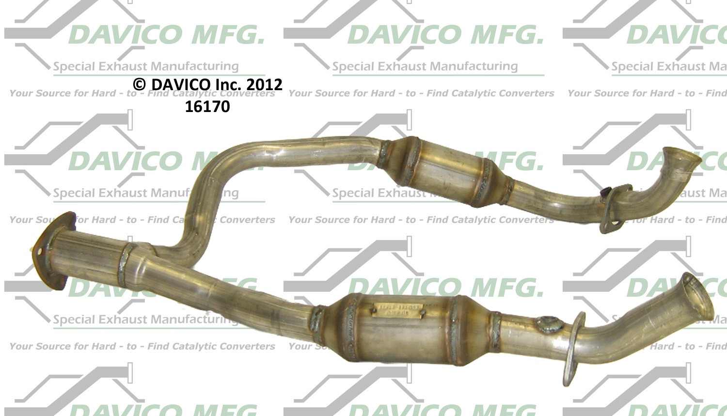 Davico Mfg Exact-Fit Catalytic Converter 16170