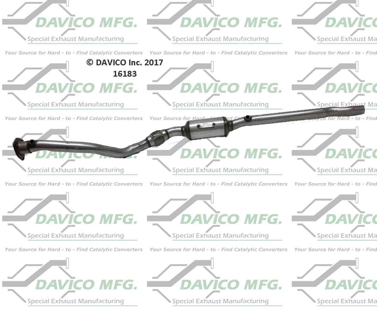 Davico Mfg Exact-Fit Catalytic Converter 16183