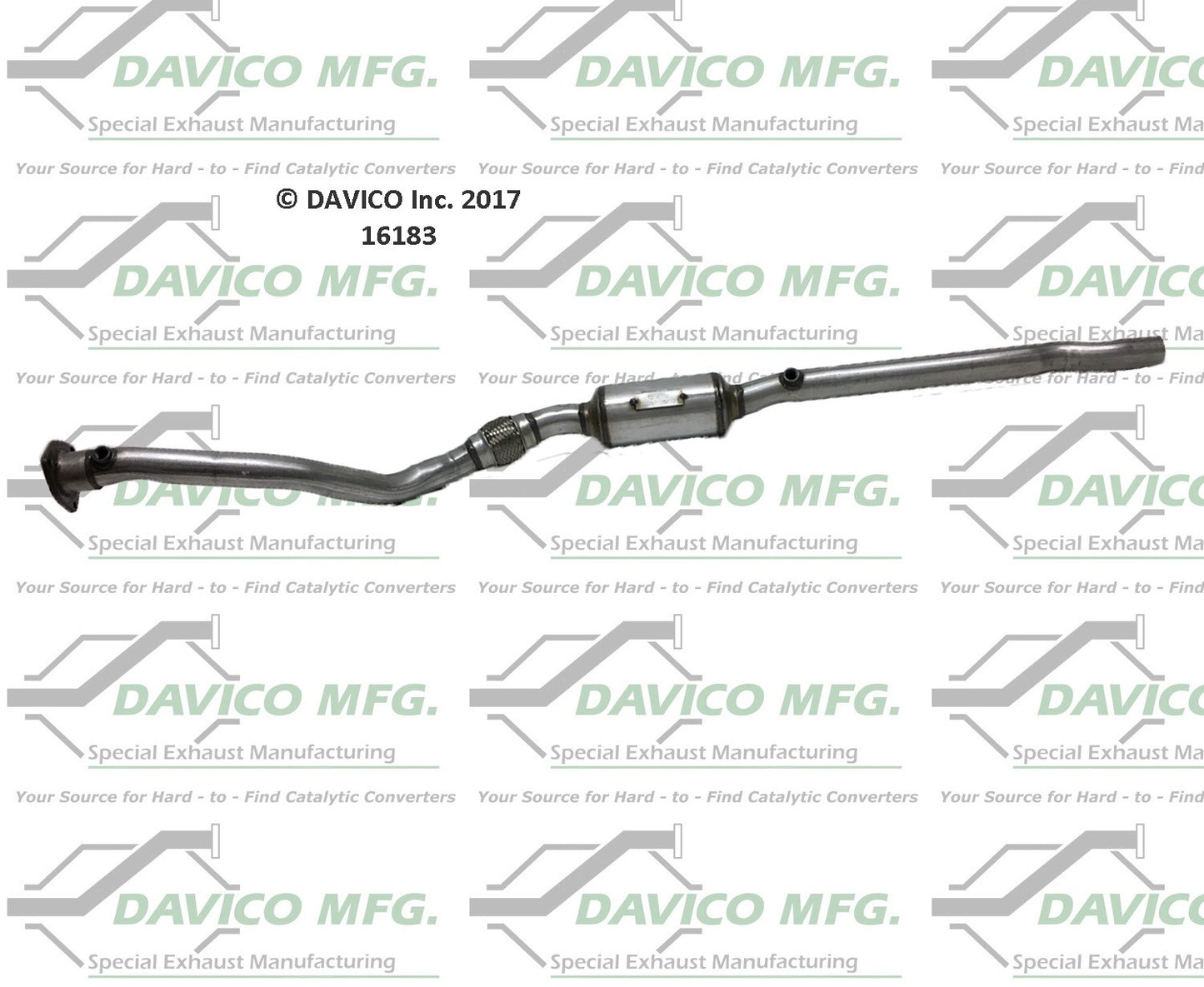 Davico Mfg Exact-Fit Catalytic Converter 16183