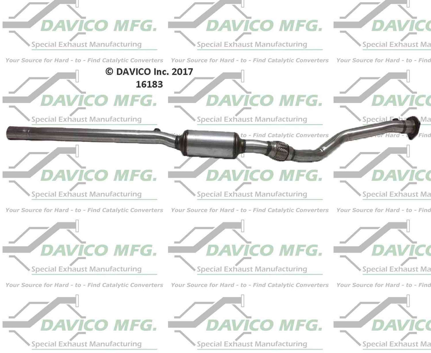 Davico Mfg Exact-Fit Catalytic Converter 16183