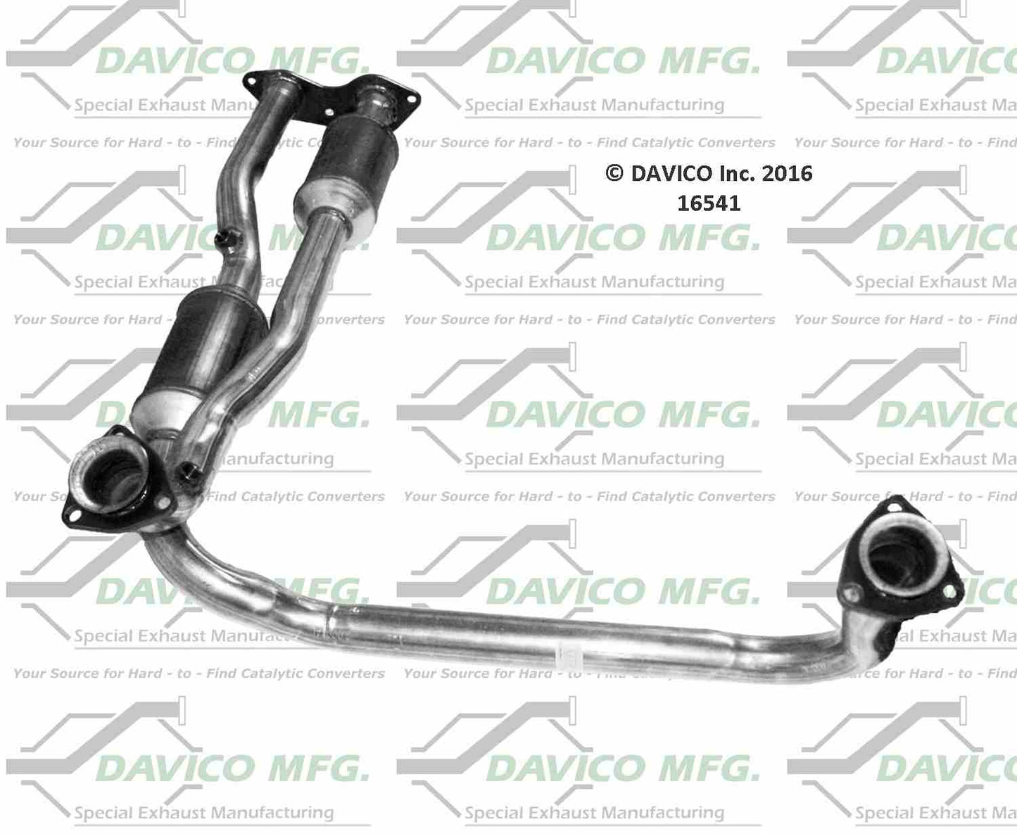 Davico Mfg Exact-Fit Catalytic Converter 16541