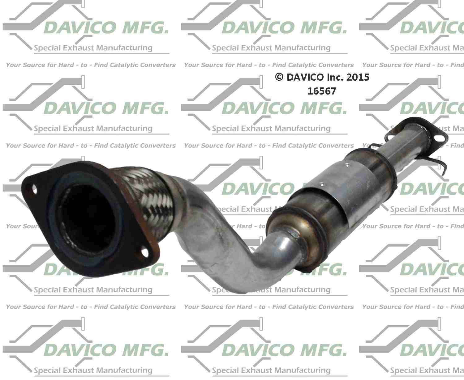Davico Mfg Exact-Fit Catalytic Converter 16567