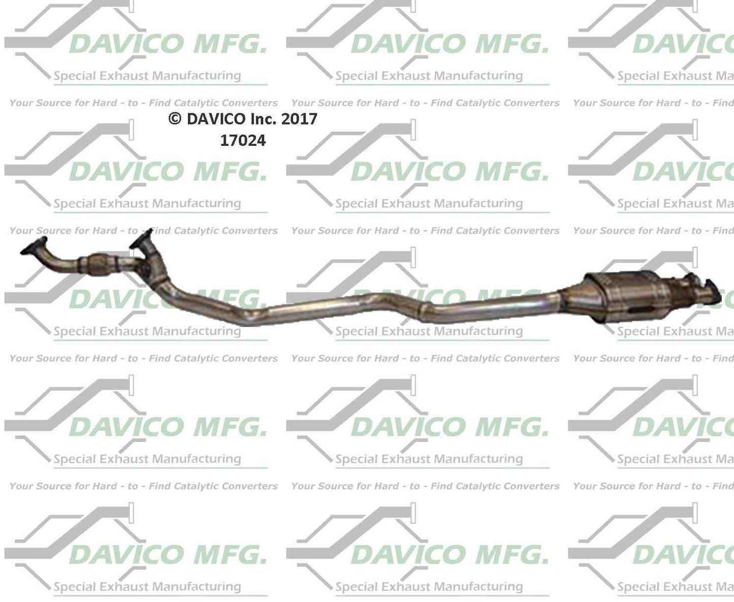 Davico Mfg Exact-Fit Catalytic Converter 17024