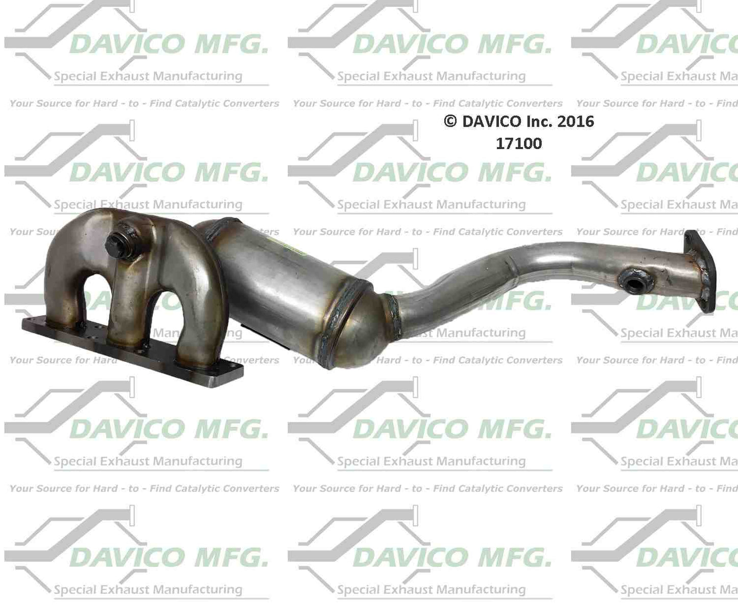 Davico Mfg Exact-Fit Catalytic Converter - Manifold 17100