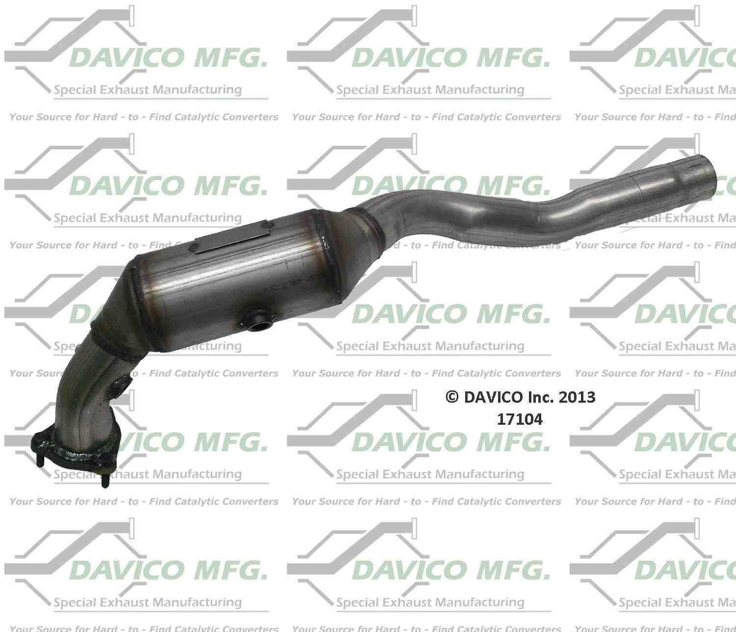 Davico Mfg Exact-Fit Catalytic Converter 17104