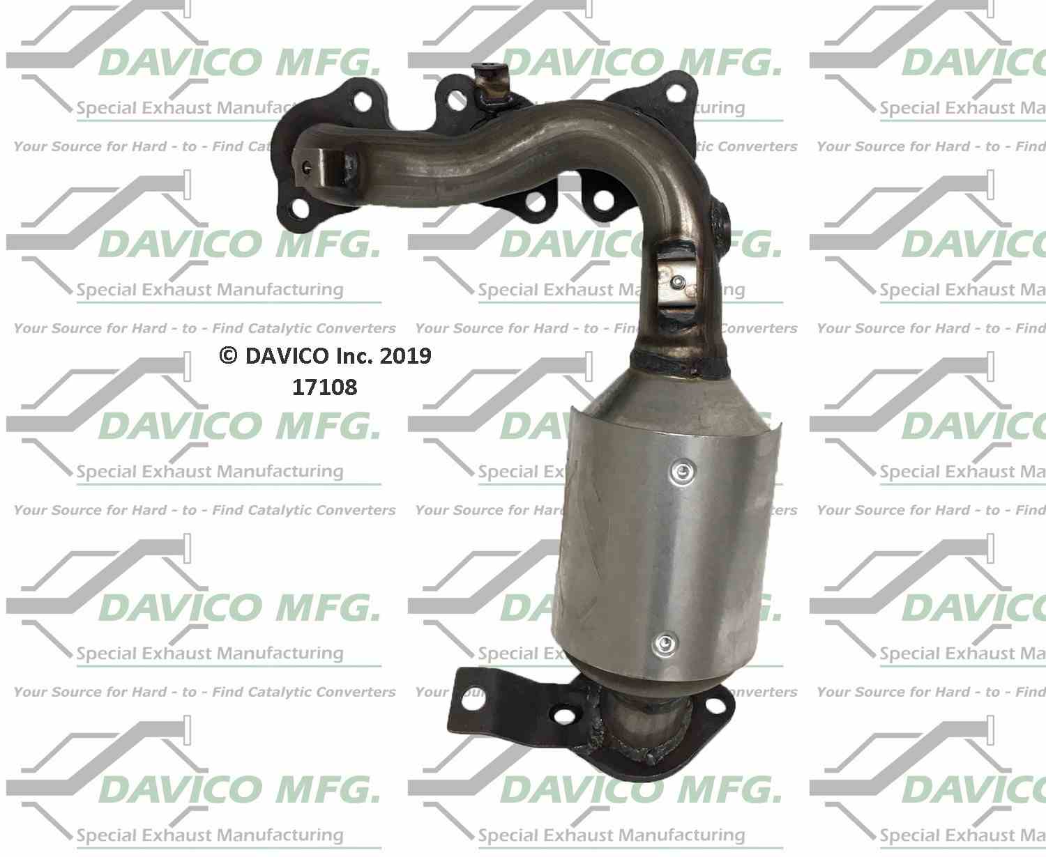 Davico Mfg Exact-Fit Catalytic Converter - Manifold 17108