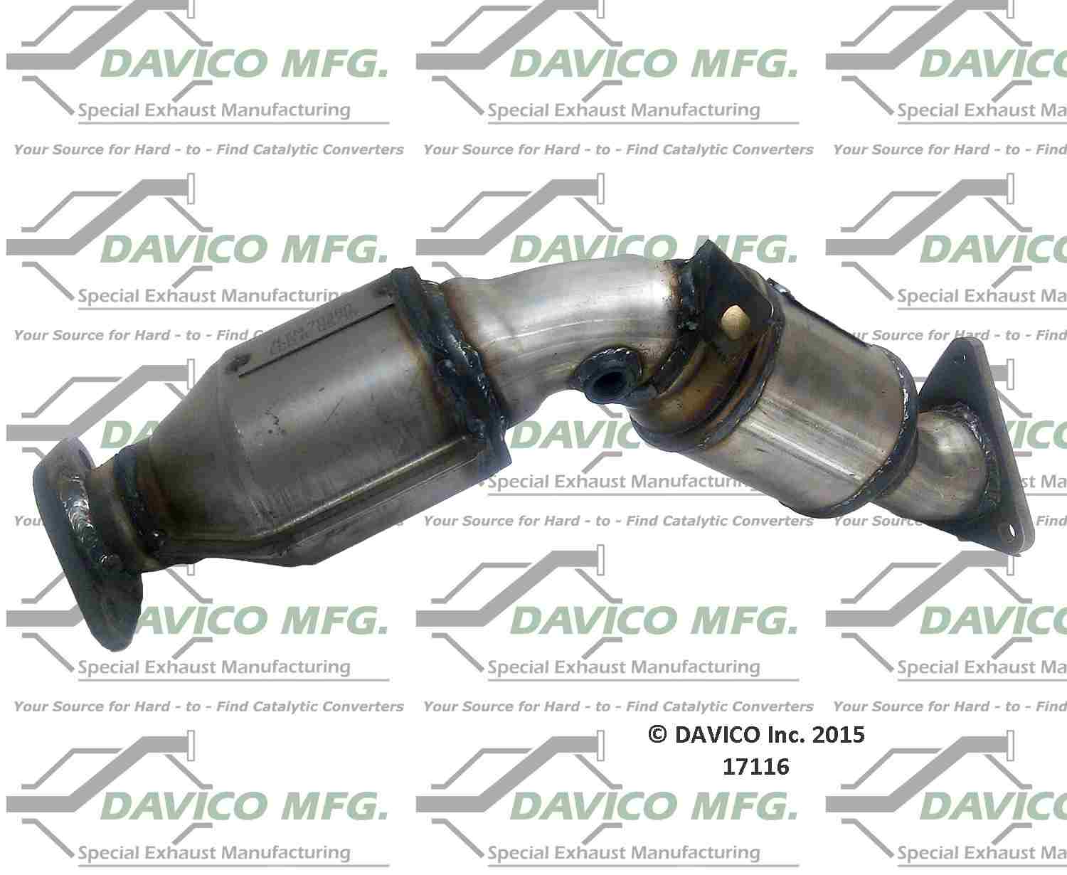 Davico Mfg Exact-Fit Catalytic Converter - Manifold 17116