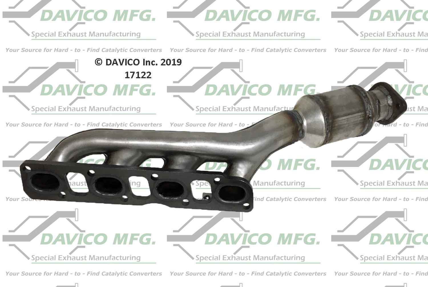 Davico Mfg Exact-Fit Catalytic Converter - Manifold 17122