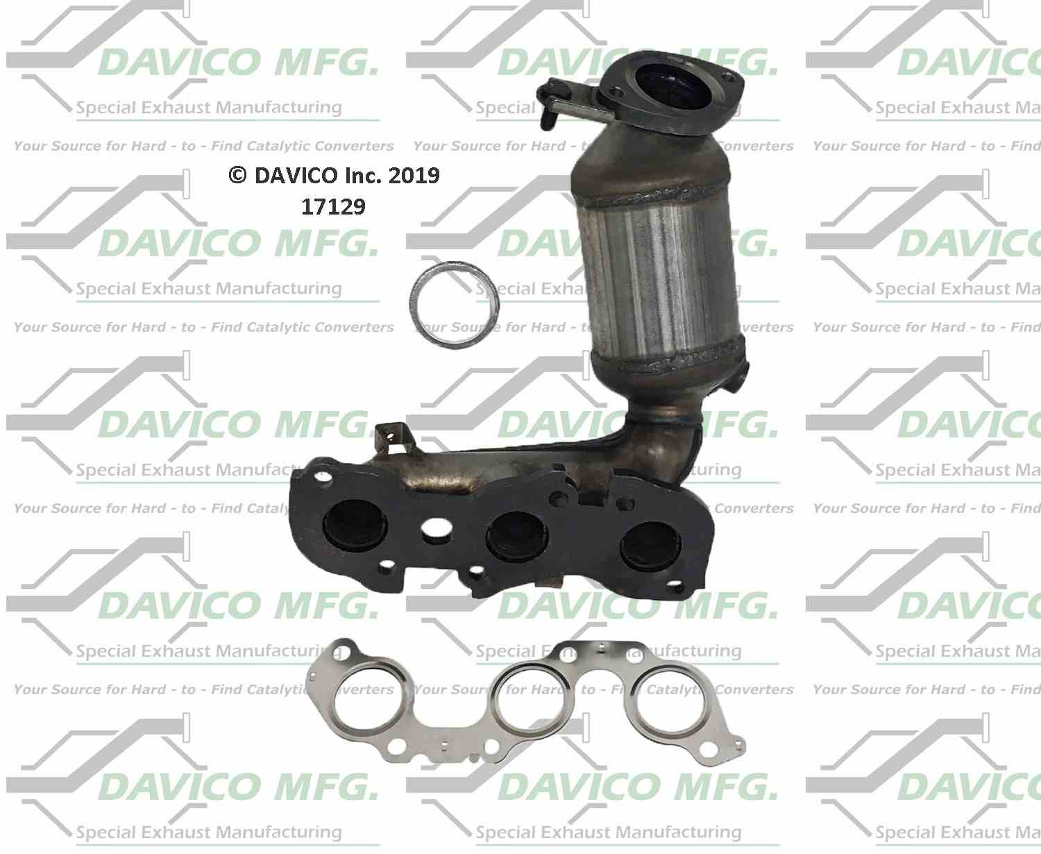 Davico Mfg Exact-Fit Catalytic Converter - Manifold 17129