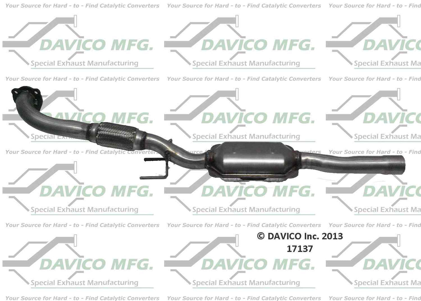 Davico Mfg Exact-Fit Catalytic Converter 17137