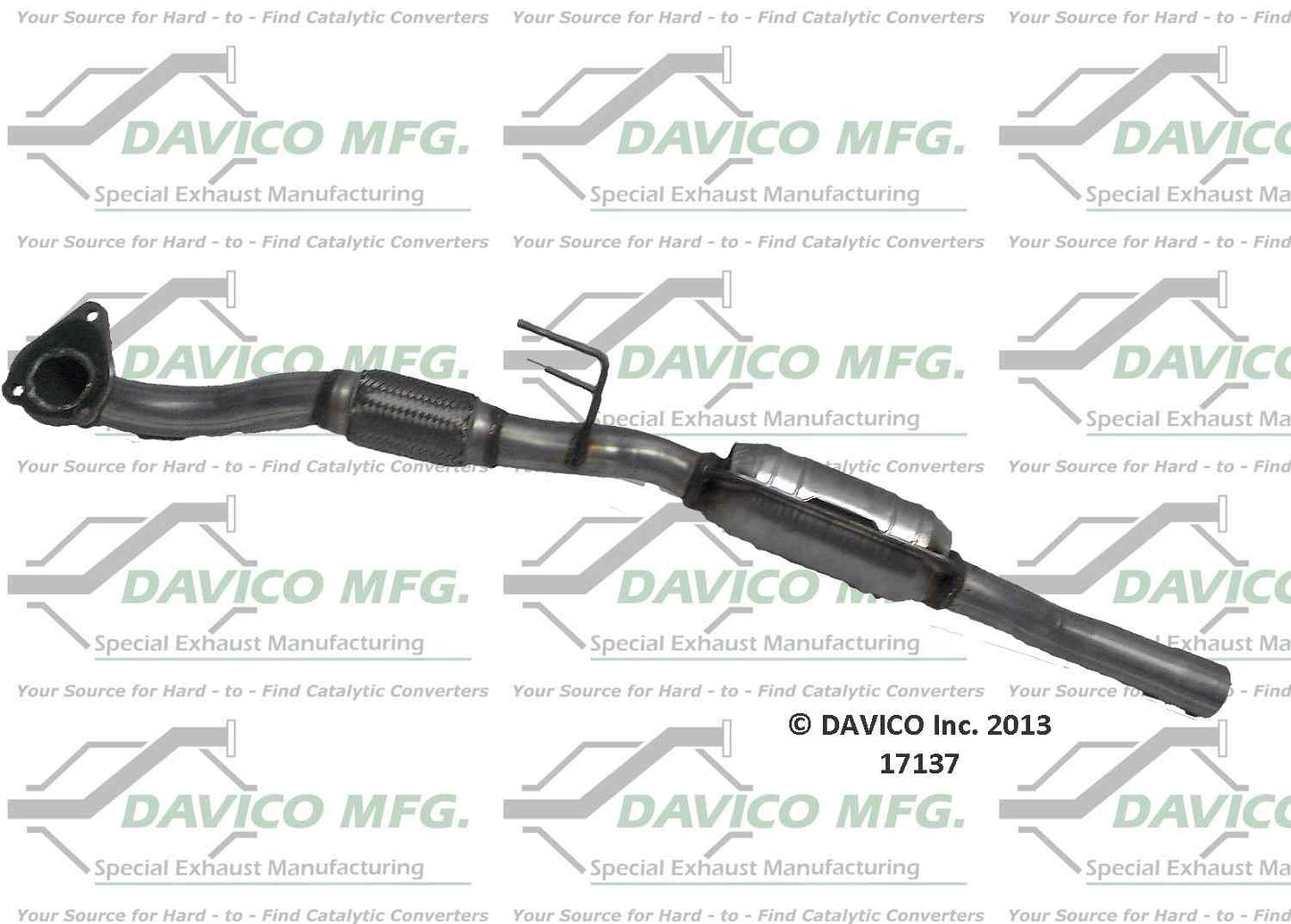 Davico Mfg Exact-Fit Catalytic Converter 17137