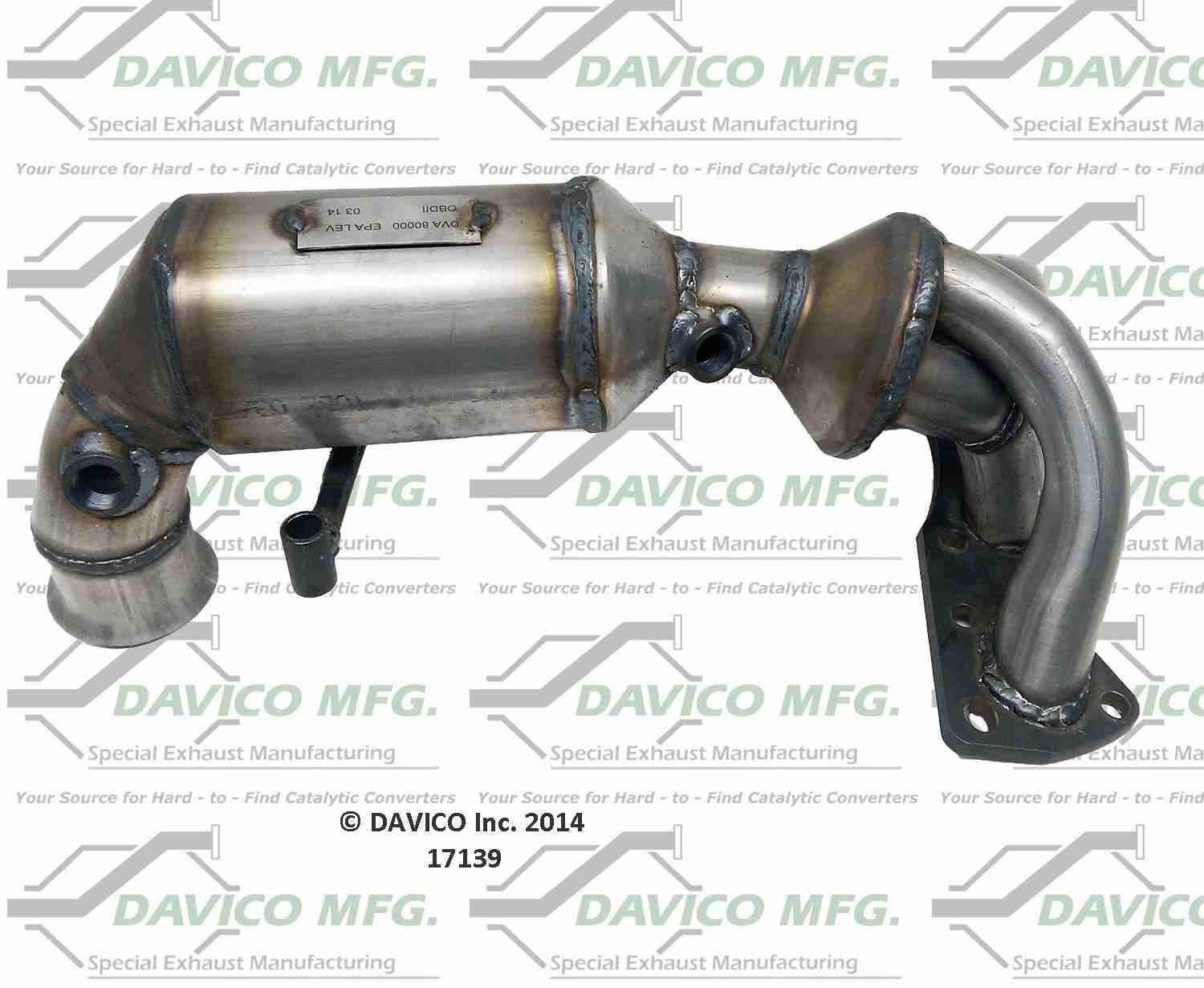Davico Mfg Exact-Fit Catalytic Converter 17139
