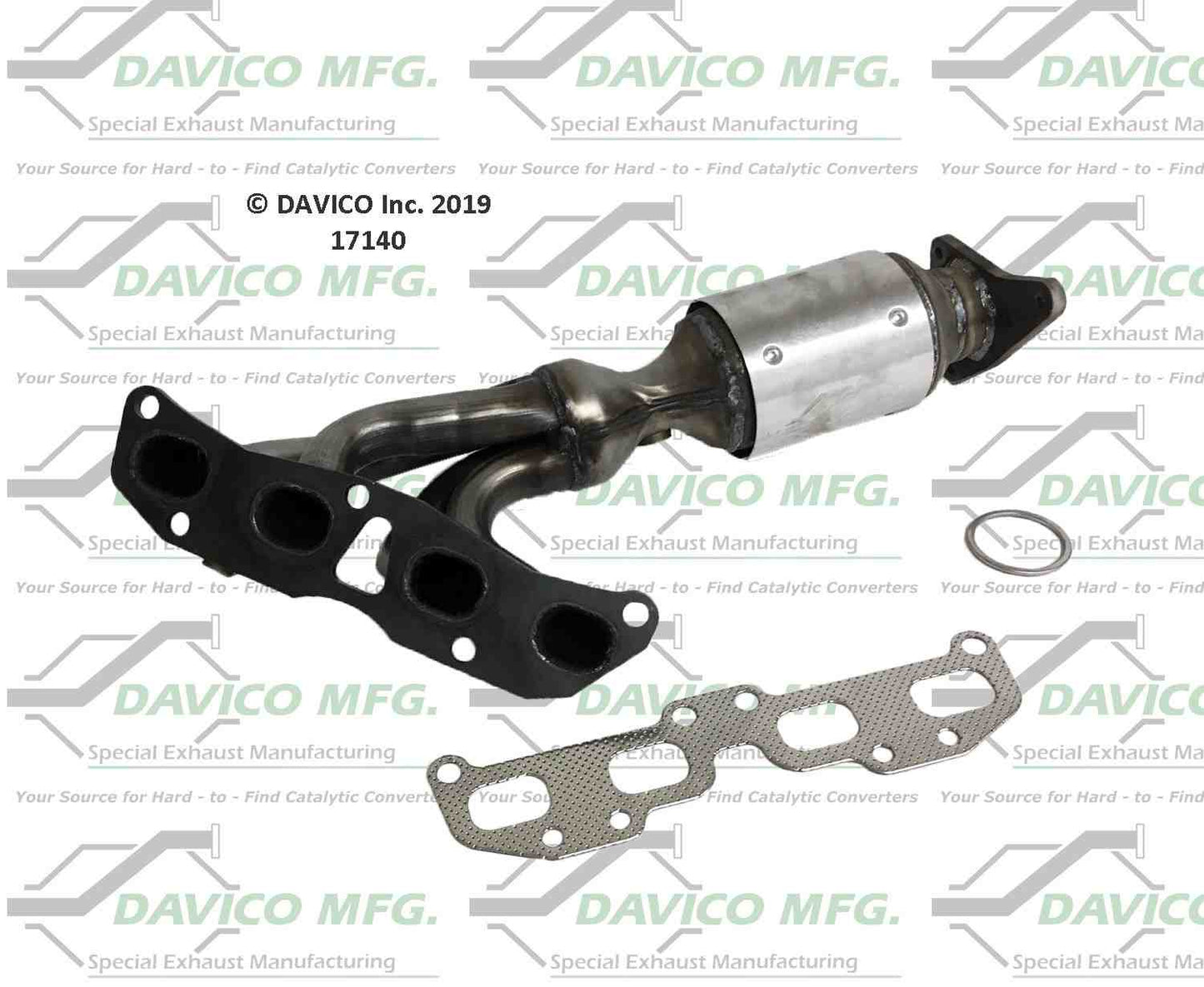 Davico Mfg Exact-Fit Catalytic Converter - Manifold 17140