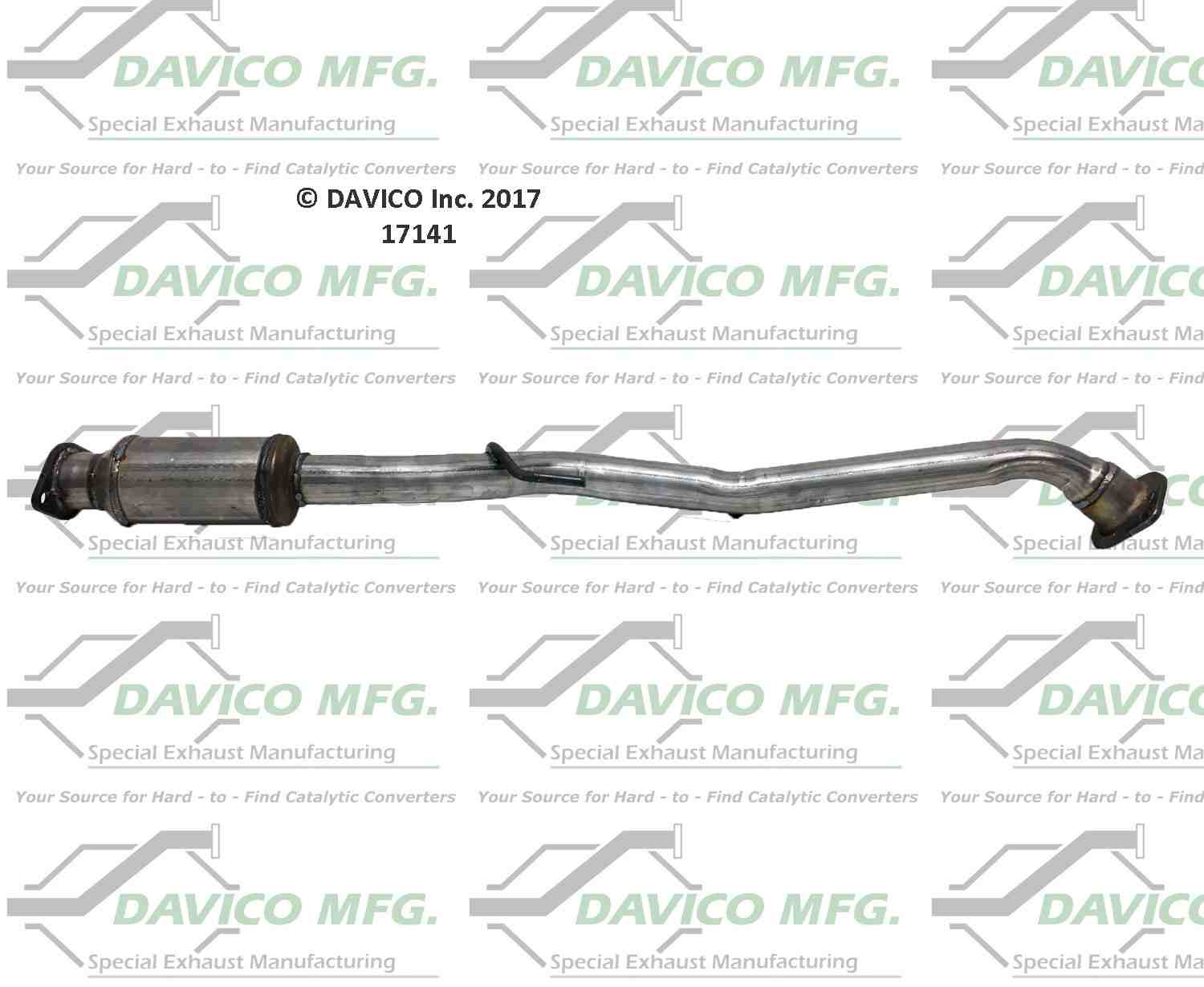 Davico Mfg Exact-Fit Catalytic Converter 17141