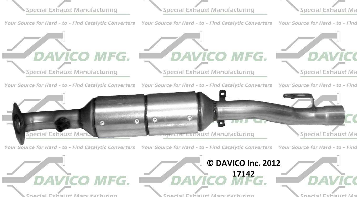 Davico Mfg Exact-Fit Catalytic Converter 17142