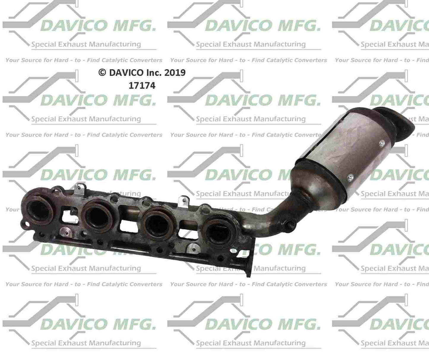 Davico Mfg Exact-Fit Catalytic Converter 17174