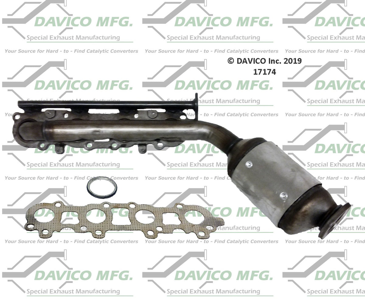 Davico Mfg Exact-Fit Catalytic Converter 17174