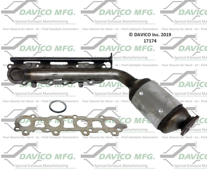 Davico Mfg Exact-Fit Catalytic Converter 17174
